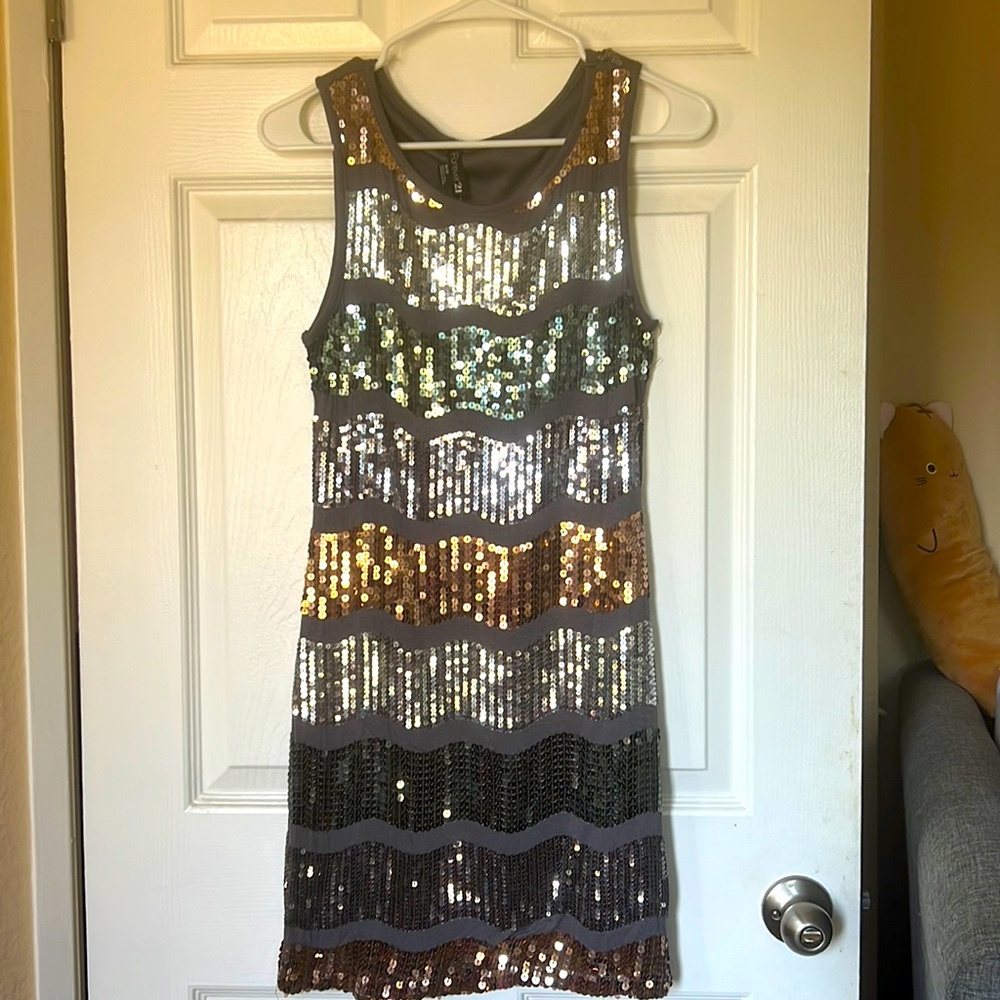 After 5 Dress in metallic shimmers!!